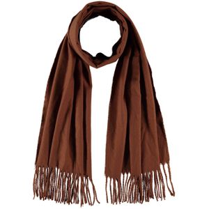 Sarlini sjaal met franjes bruin