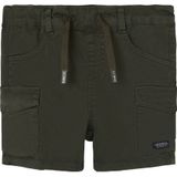 NAME IT MINI cargo short NMMBEN BAG donkergroen