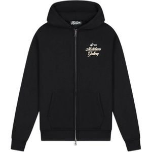 Malelions Gallery Zip Hoodie - Black XXS