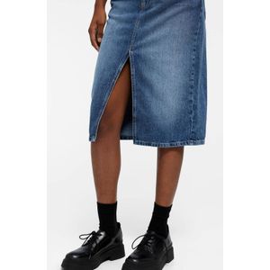 OBJECT spijkerrok OBJHARLOW medium blue denim