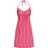 ten Cate Beach TC WOW strandjurk rood/roze/oranje