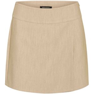 Bruuns Bazaar high waist straight fit short beige