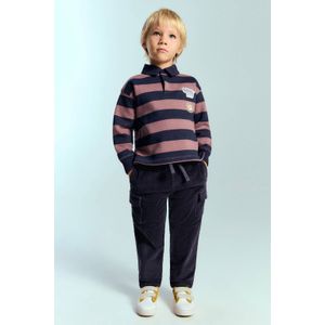 Mango Kids - Cargobroek - Donkerblauw - Corduroy