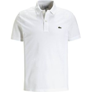 Lacoste slim fit polo Original L.12.12 met logo wit