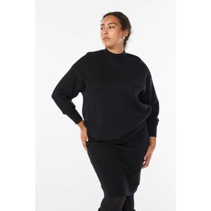 Zizzi gebreide trui zwart