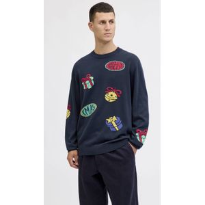 JACK&JONES - JORHOLIDAY KNIT CREW NECK - Gebreide Pullover - Heren