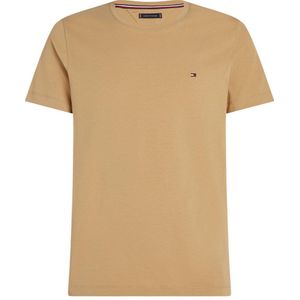 Tommy Hilfiger slim fit T-shirt met logo classic khaki
