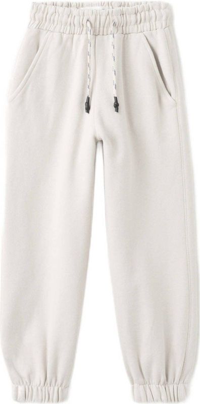 MANGO KIDS - Broek - Offwhite - Sweatstof - Tapered