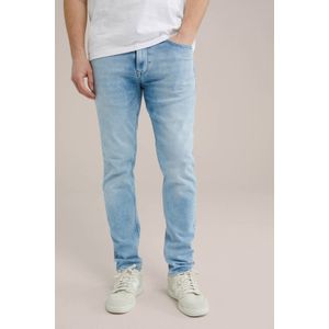 WE Fashion Blue Ridge slim fit jeans light blue denim