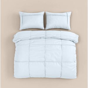 Sleeptime - Washed Tufted - Dekbedovertrek - Wit/Blauw/Groen/Roze/Antraciet - Microvezel - Dessin: Effen