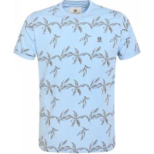 GABBIANO T-shirt met all over print tile blue