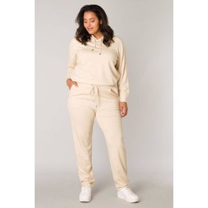 Base Level Curvy Slim Fit Joggingbroek Yoanna Beige