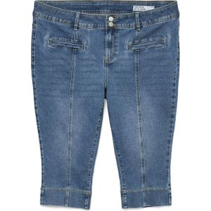 VERO MODA CURVE capri jeans medium blue denim