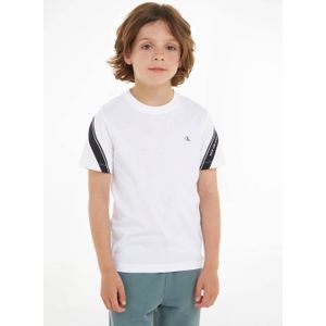 Calvin Klein T-shirt met logo wit/zwart