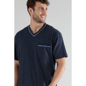 Götzburg shortama donkerblauw