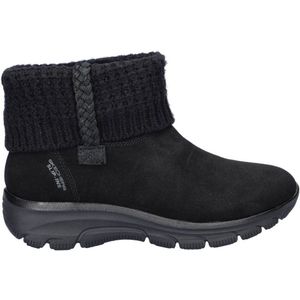 Skechers Hands Free Slip-Ins Easy Going suède enkelboots zwart