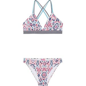 Protest triangel bikini PRTREVA JR wit/blauw/roze