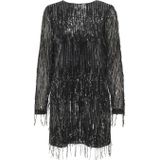 Onlspacy - Korte Jurk - Cocktailjurk - O-hals - Lange Mouwen - Loose Fit
