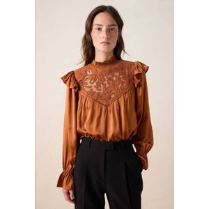 Sissy-Boy blousetop roodbruin