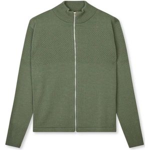 MADS NØRGAARD - COPENHAGEN vest met wol gebreid groen