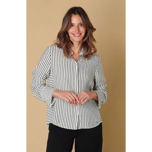 Ivy Beau - Syra - Blouse - Wit - Lange Mouw