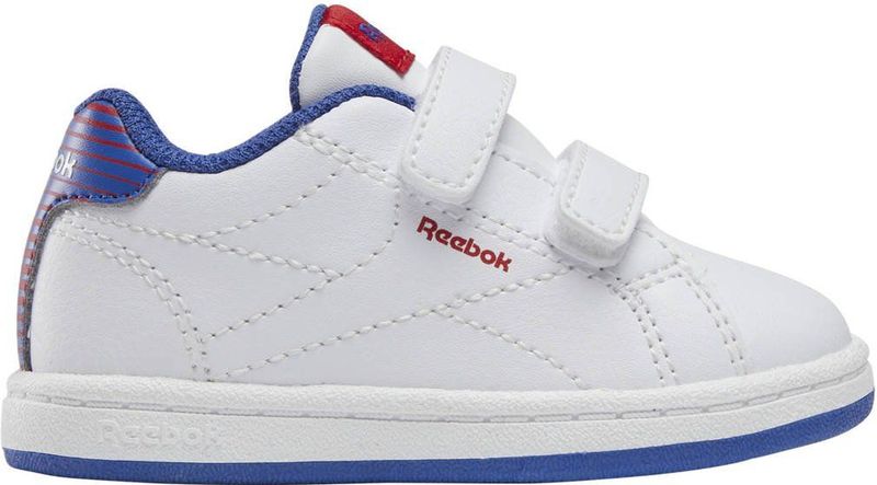 Reebok Classics Royal Complete Clean 2.0 sneakers wit/kobaltblauw/rood