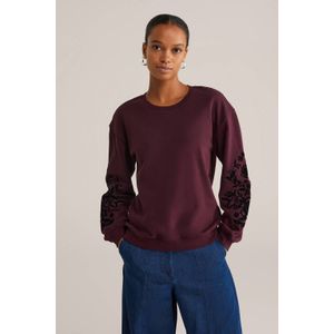 WE Fashion sweater donkerrood