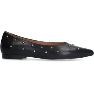 Manfield leren loafers zwart