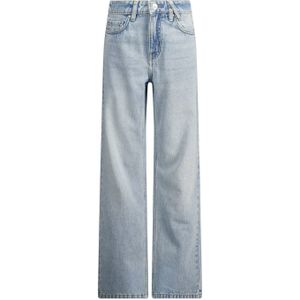 America Today straight leg high waist light blue denim