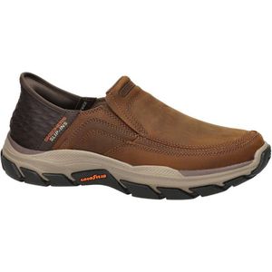 Skechers Respected nubuck slip-in cognac