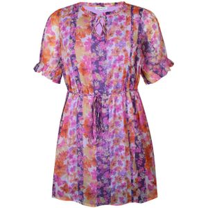 Zhenzi jurk met all over print lila