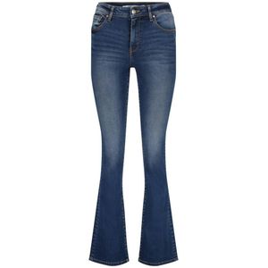 Raizzed high waist flared jeans dark blue denim