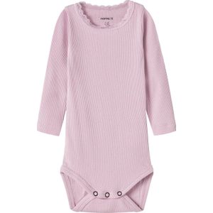 Lange Mouwen Rib Romper