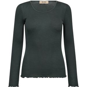Mos Mosh wollen longsleeve grijs