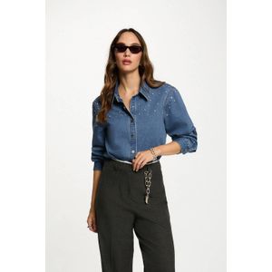 MORGAN blouse, Denim Stone, 32