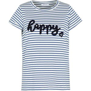 Paprika gestreept T-shirt blauw/wit