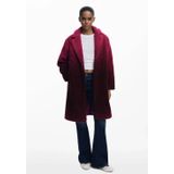 Desigual - Wintermantel - Rood - Klassieke Mantel - Warm Gevoerd