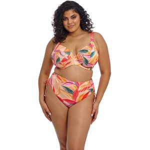 Elomi - Sancho Beach - Bikinislip - Oranje Groen Rood - Hoge Taille