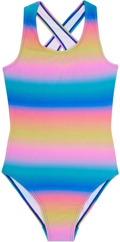Protest badpak PRTINES JR blauw/roze/geel