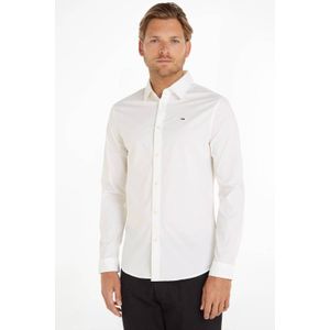 Tommy Jeans slim fit overhemd classic white