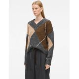 ROUGE EDIT gebreide trui grijs