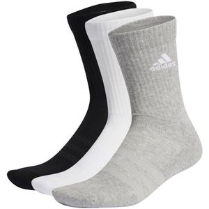 adidas Performance sportsokken - set van 3 grijs/wit/zwart