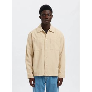 SELECTED HOMME - REGTATE - Overhemdjack - Effen - Regular Fit - Puur Katoen