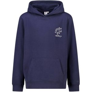 America Today hoodie met backprint blauw