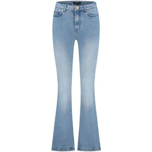 NIKKIE flared jeans light blue denim