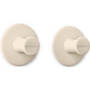 Brabantia ReNew Handdoekhaakjes - 2 stuks - Soft Beige