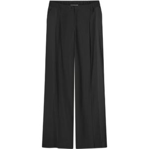 Summum wide leg pantalon zwart