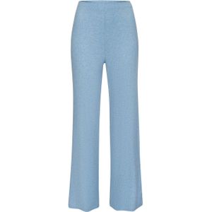 Lichtblauw Mêlee - Pyjama - Elastisch Ribmateriaal - Wijd