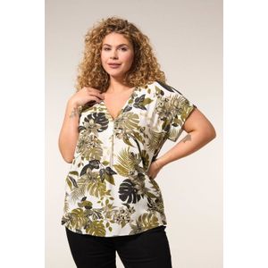 Miss Etam Plus blousetop kaki