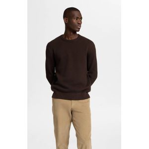 SELECTED HOMME gebreide trui bruin